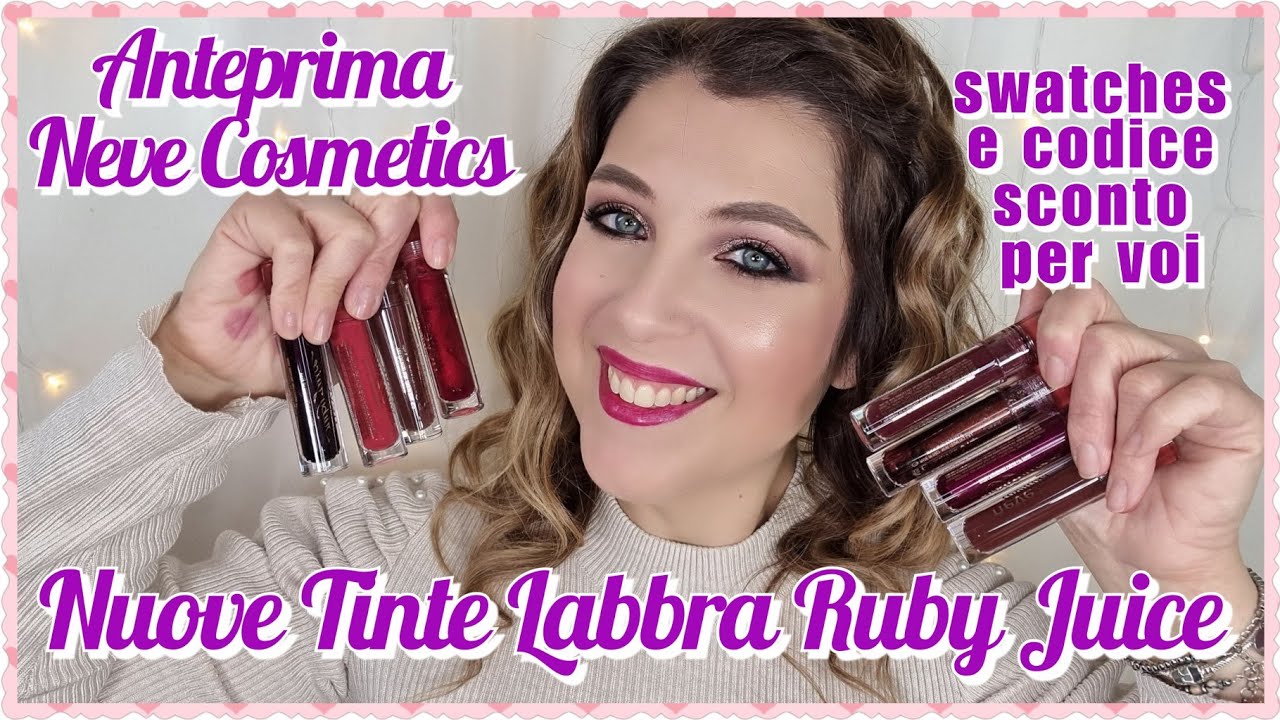 NEVE COSMETICS RUBY JUICE - Tinte Labbra che resistono alla mascherina