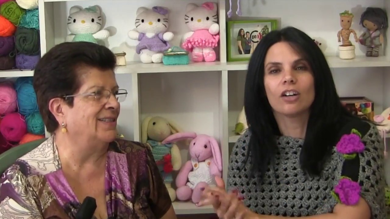 Cómo convertir un chal en un poncho. Con Bárbara Langman y Esperanza Rosas