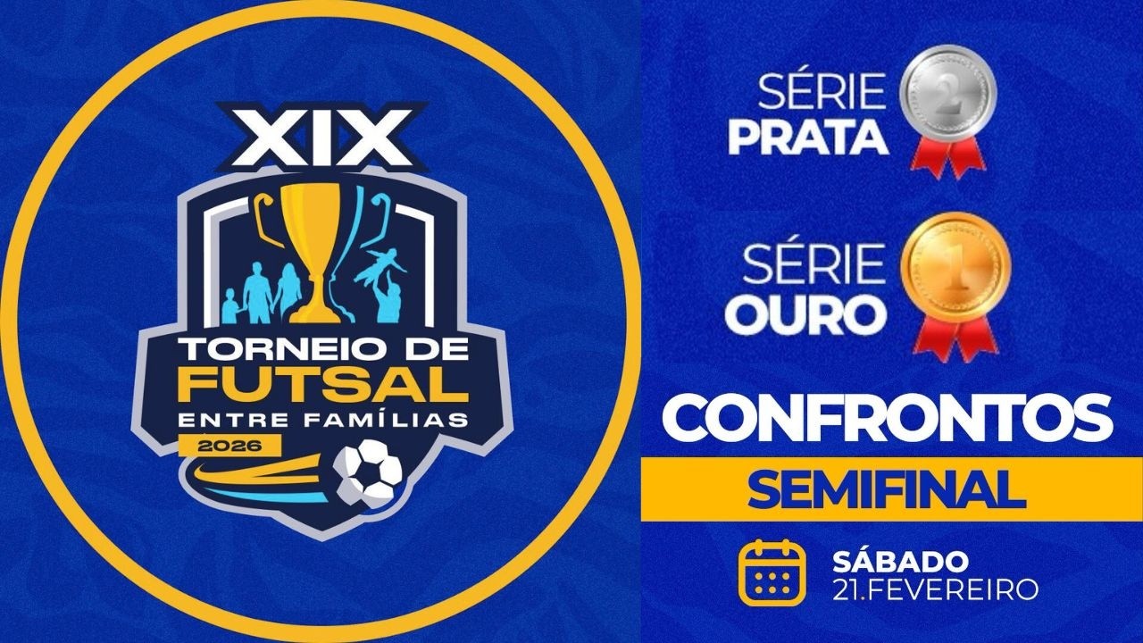 21/02/2026 - (semifinais/ouro e prata) XIX Torneio Entre Famílias de Futsal de  Rio do Oeste/SC