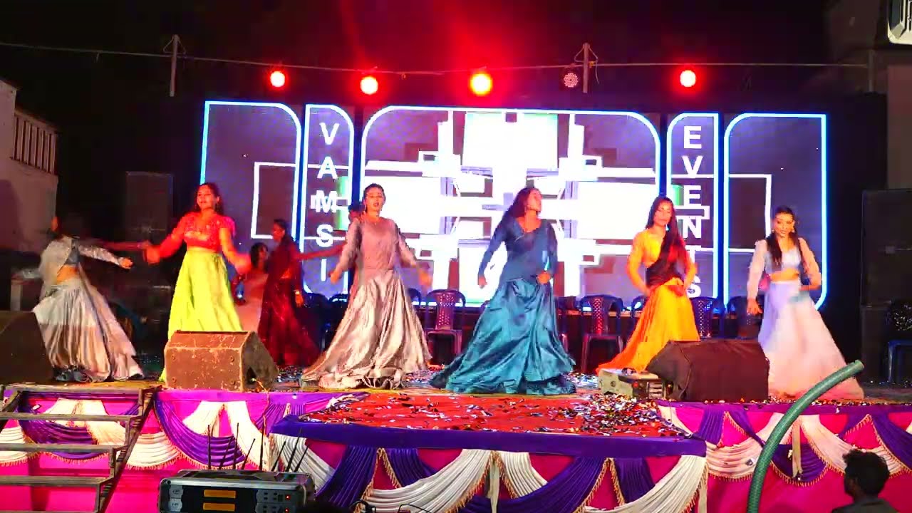 Ulavapalla Ganesh Temple❤️‍🔥 2024 Dance Program😍 - Vamsi Events Nellore🔥 #dance