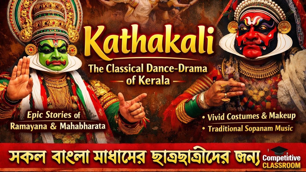 KATHAKALI DANCE EXPLAINED | কাথাকলি সম্পূর্ণ ব্যাখ্যা | BENGALI MEDIUM | INDIAN CLASSICAL DANCE 