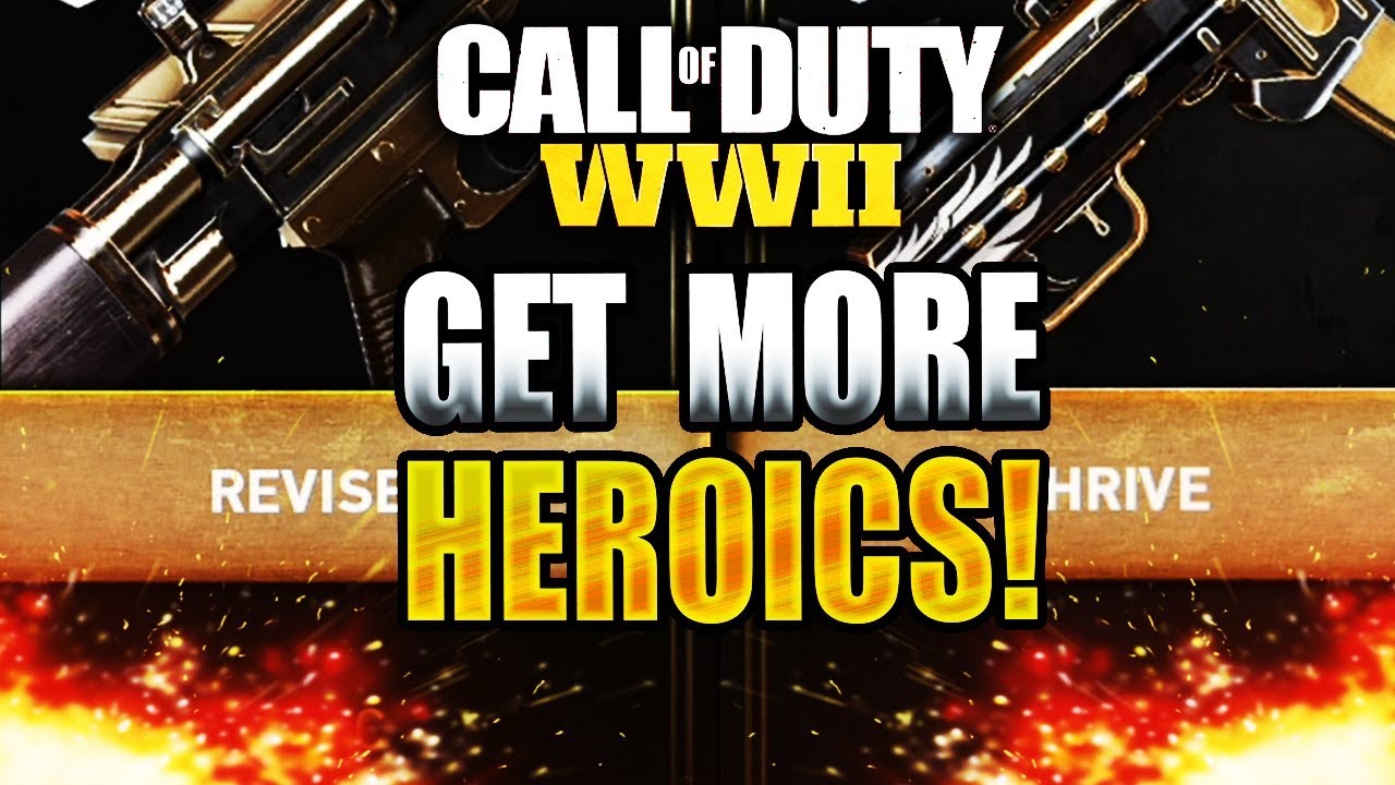 HOW TO GET HEROIC WEAPONS FROM SUPPLY DROPS IN COD WW2! HOW TO GET BETTER SUPPLY DROPS IN COD WW2!