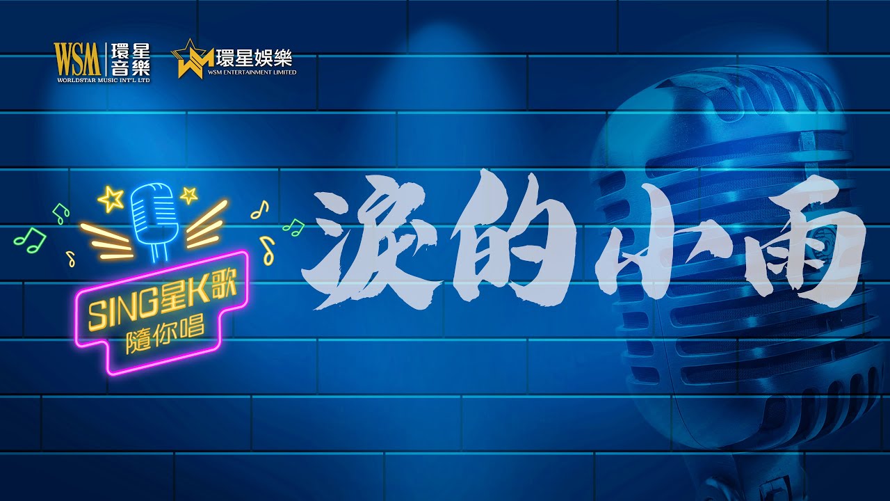 淚的小雨丨青山丨K歌男唱版丨Sing星K歌隨你唱