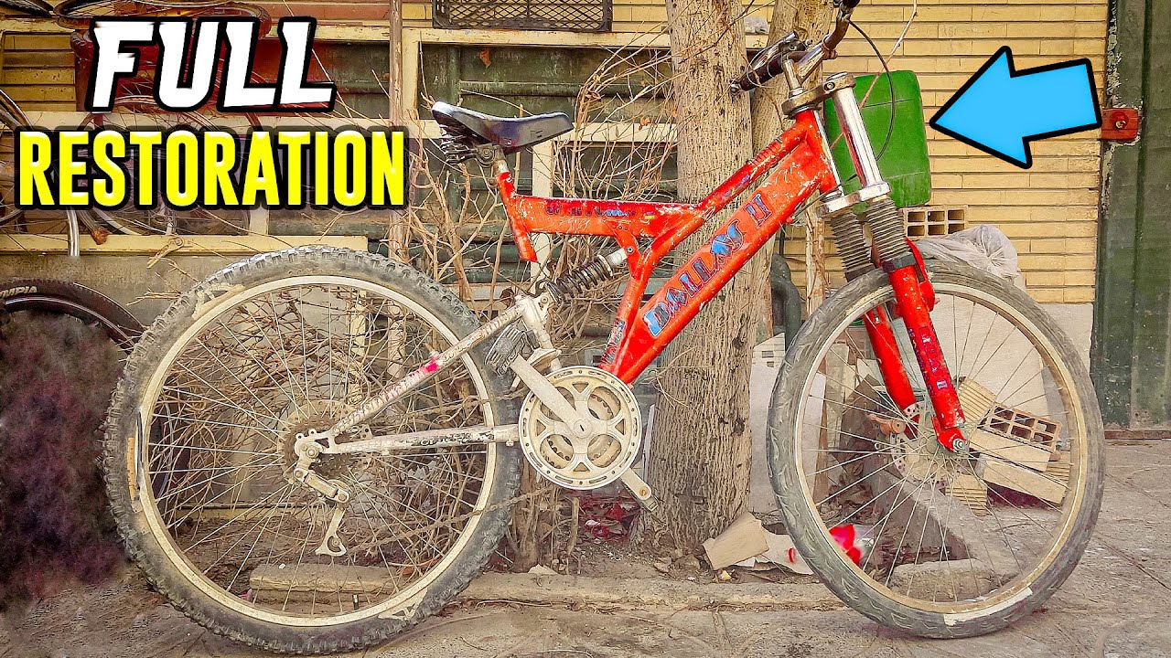 INCREDIBLE Bicycle RESTORATION |Transforming A Trash Bike Into A OLYMPIA Mountain Bike