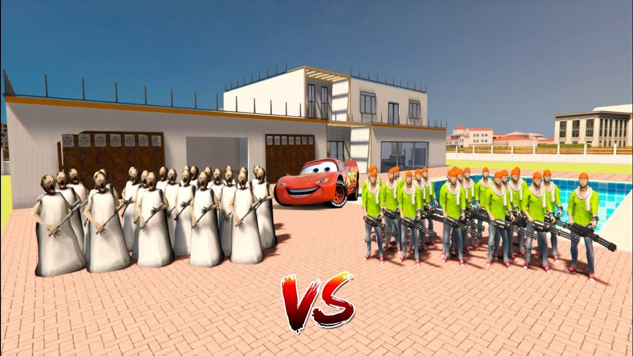 Franklin Gang VS Granny Gang Fight 💥😱 Indian Theft Auto Simulator 🔥🤩 