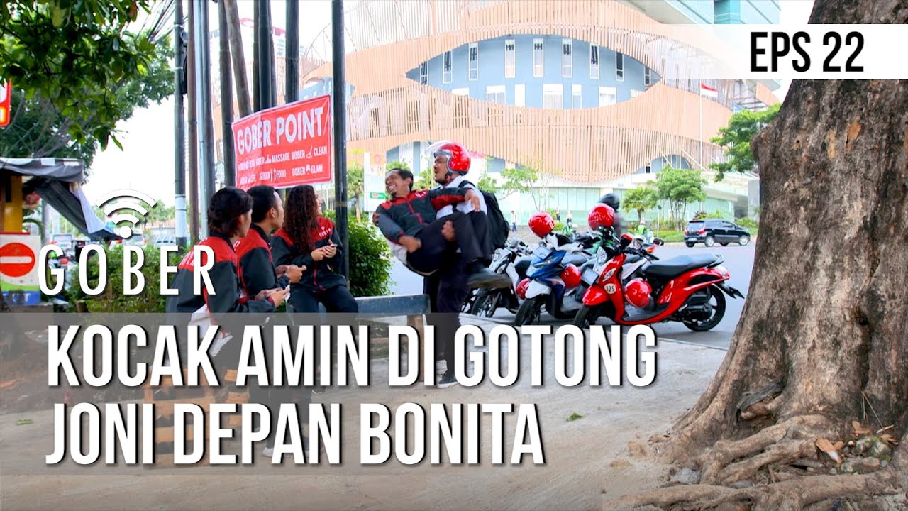 GOBER - Kocak Amin Di Gotong Joni Depan Bonita [01 Januari 2020]