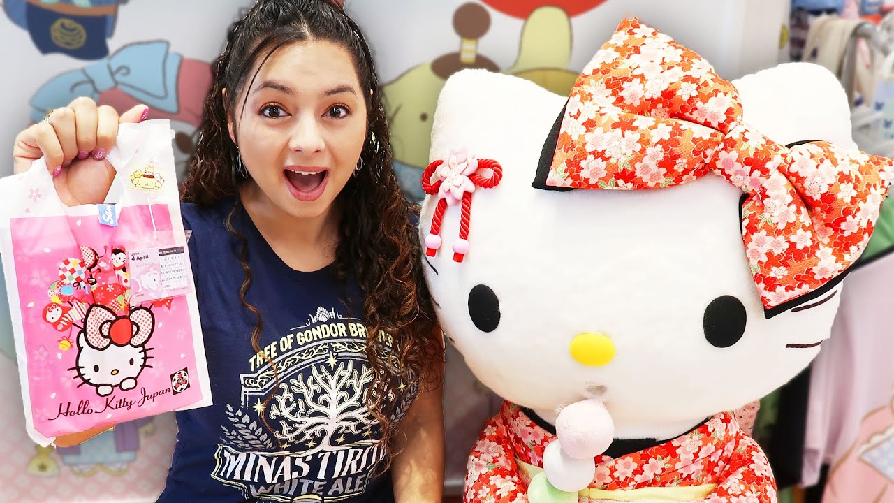 So much cute shopping at Hello Kitty Japan!