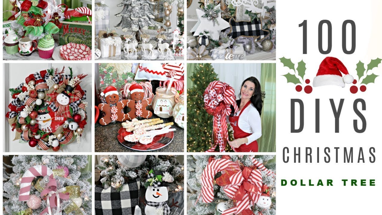🎄100 DIY DOLLAR TREE CHRISTMAS DECOR CRAFTS 🎄