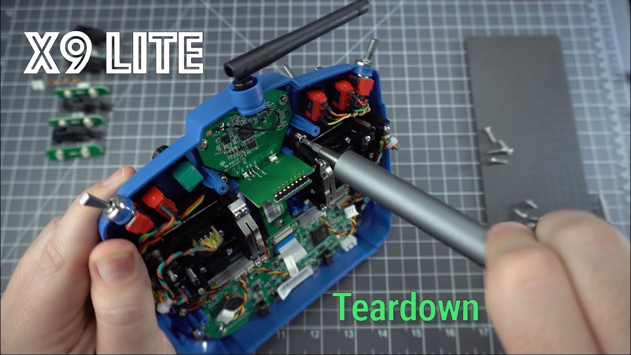 FrSky Taranis X9 Lite Teardown & Overview