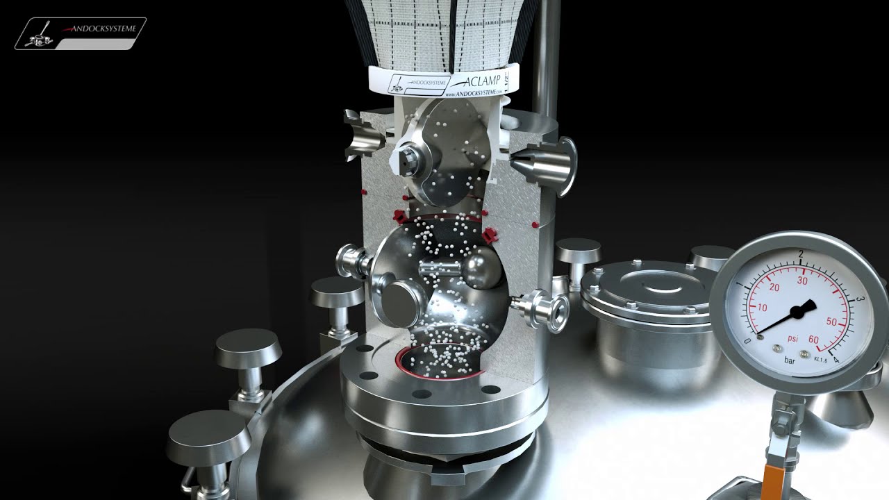 APORT - Hybrid Process and Containment Valve for reactor and dryer charging or discharging of API