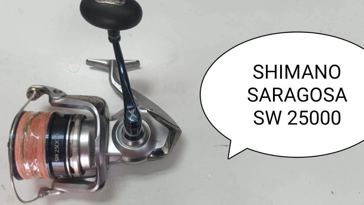 CARRETE O REEL DE PESCA SHIMANO SARAGOSA SW 25000 LIMPIEZA Y MANTENIMIENTO