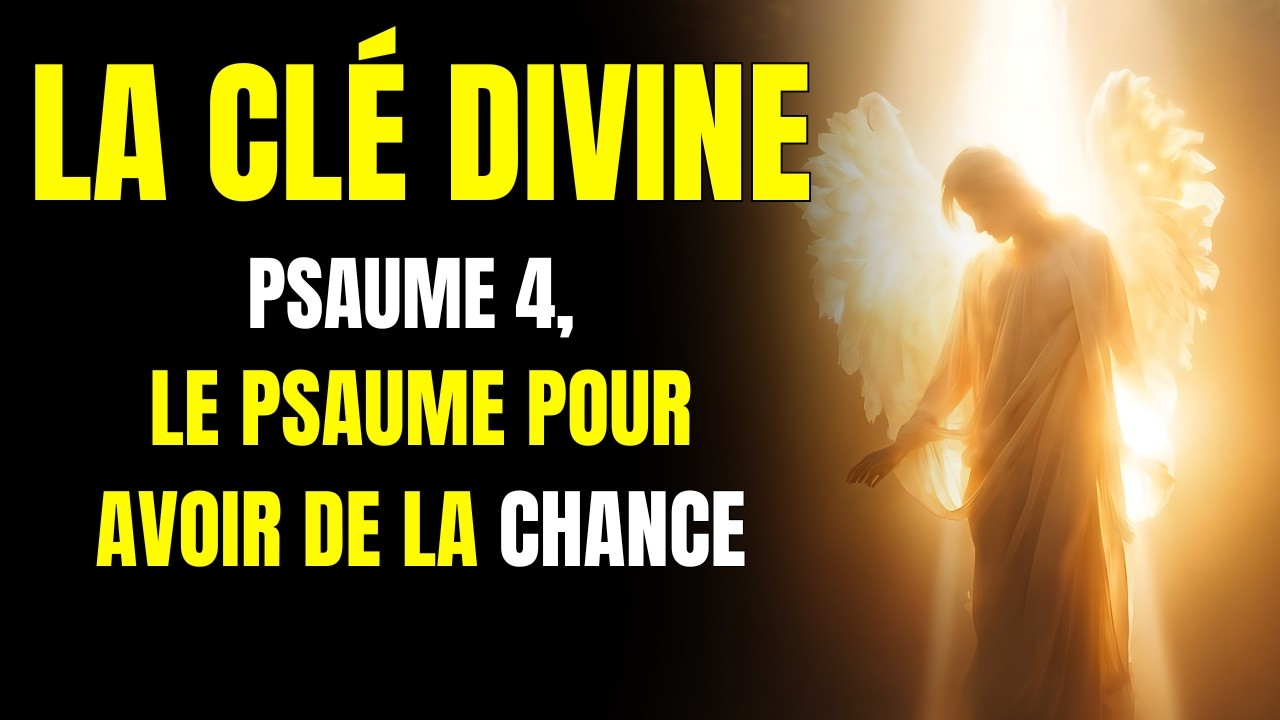 PSAUME 4 : LA CL&Eacute; DIVINE POUR D&Eacute;VERROUILLER VOTRE BONNE CHANCE | PRI&Egrave;RE PUISSANTE !