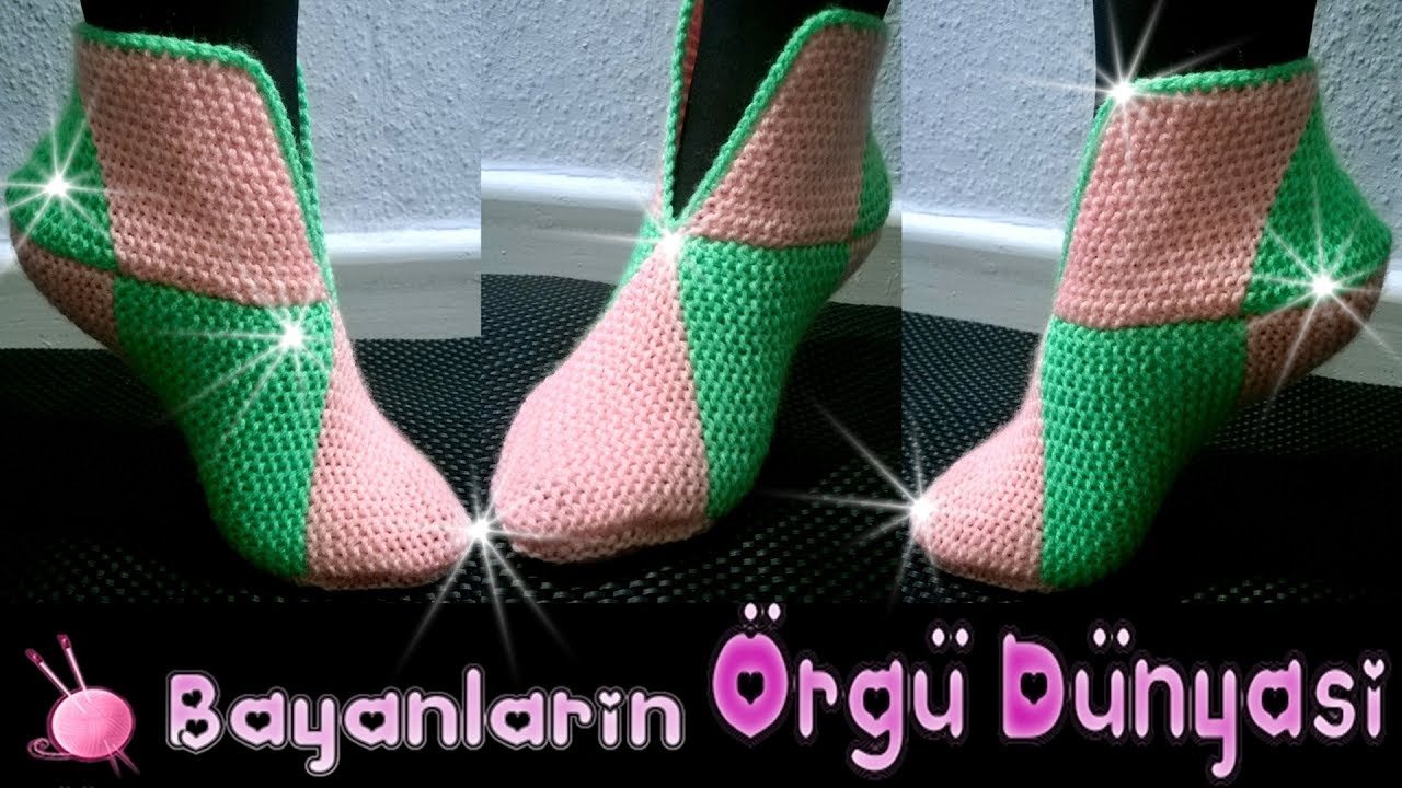 Kare Bulmaca Patik Modeli Anlatımlı Yapılışı - Basit Örnek