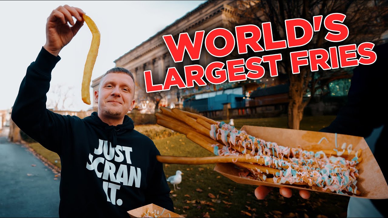 Reviewing World's Largest Fries 😮