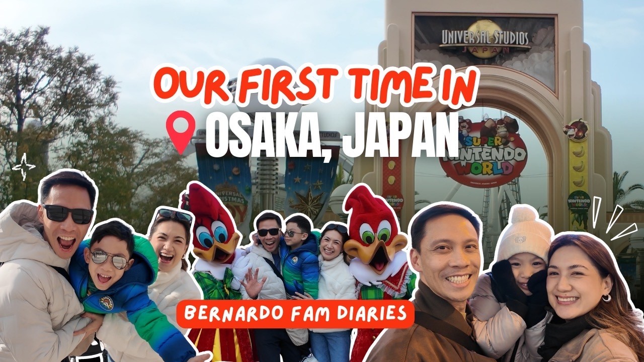 Our First Time in Osaka Japan | Family Adventure at Universal Studios Japan
