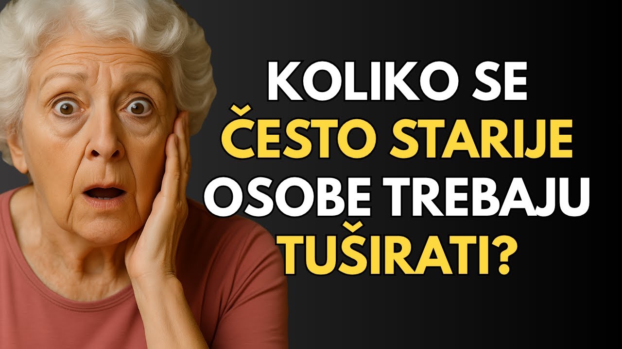 Šokantna istina: Koliko se starije osobe zapravo trebaju tuširati?