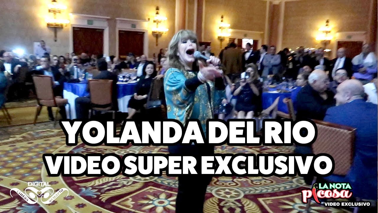 YOLANDA DEL RIO Cantando en vivo con mariachi en Las vegas - Video Exclusivo