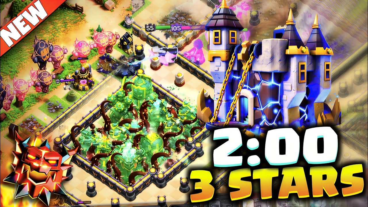 SUPER BALLOONS + TOTEM SPELLS Drostoy TH18 In 2 Minutes! TH18 Attack Strategy ( Clash Of Clans )