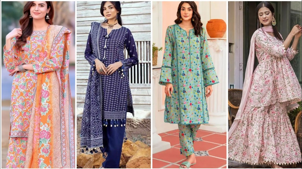 Best Allover Printed Dress Designing Ideas| All over Printed Suit Design 2025 |All Over Dress Design