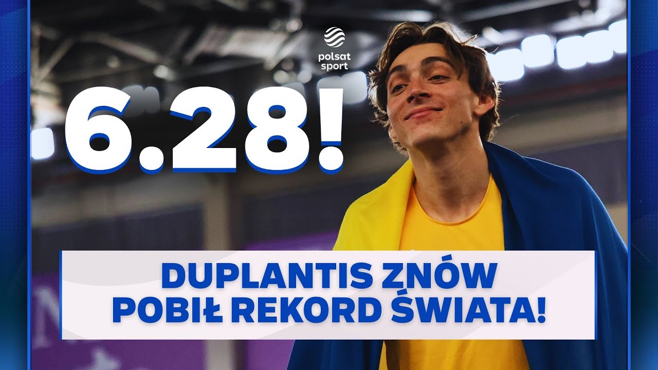 6.28! MONDO DUPLANTIS kolejny raz pobił REKORD ŚWIATA w skoku o tyczce!