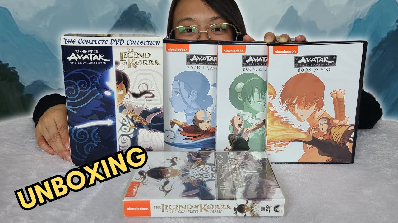 Avatar and Legend of Korra DVD Complete Collection Unboxing