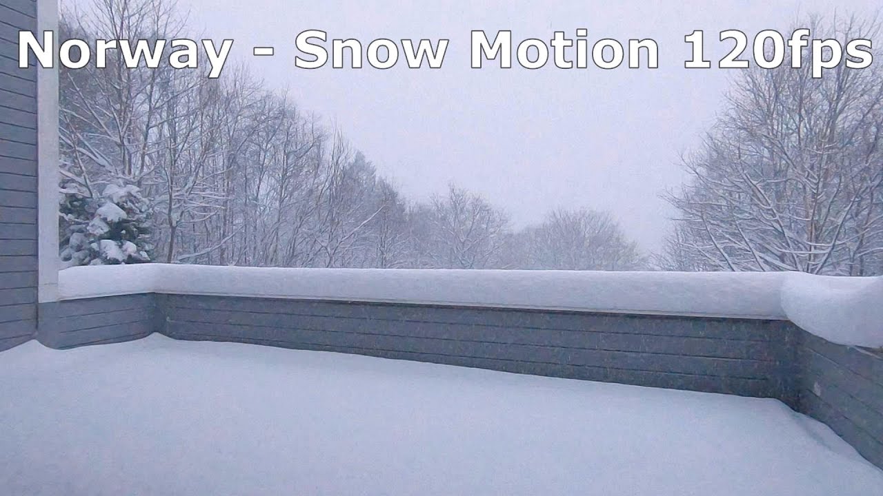 Norway - Snow Motion 120fps
