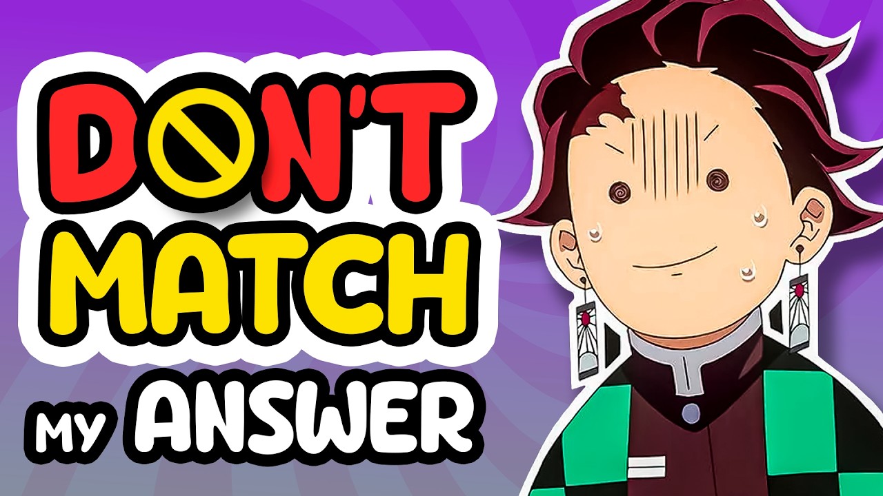 DON’T SAY THE SAME THING AS ME! – ANIME HEROES EDITION