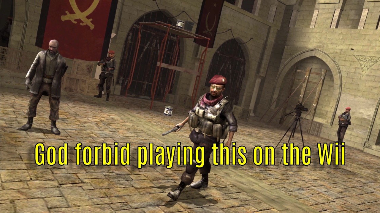 Call of Duty 4 on the Wii is Kind of Hard NGL