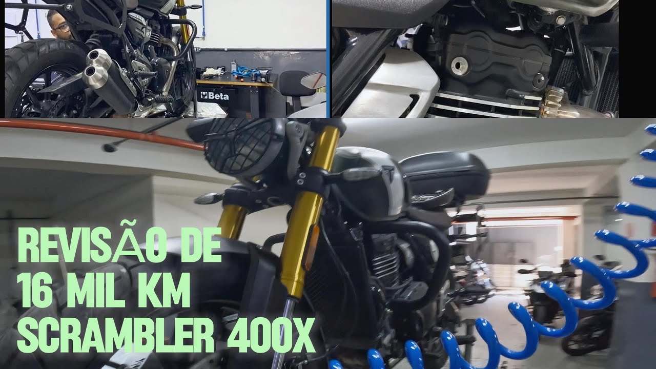 REVISÃO DE 16.000km DA SCRAMBLER 400X