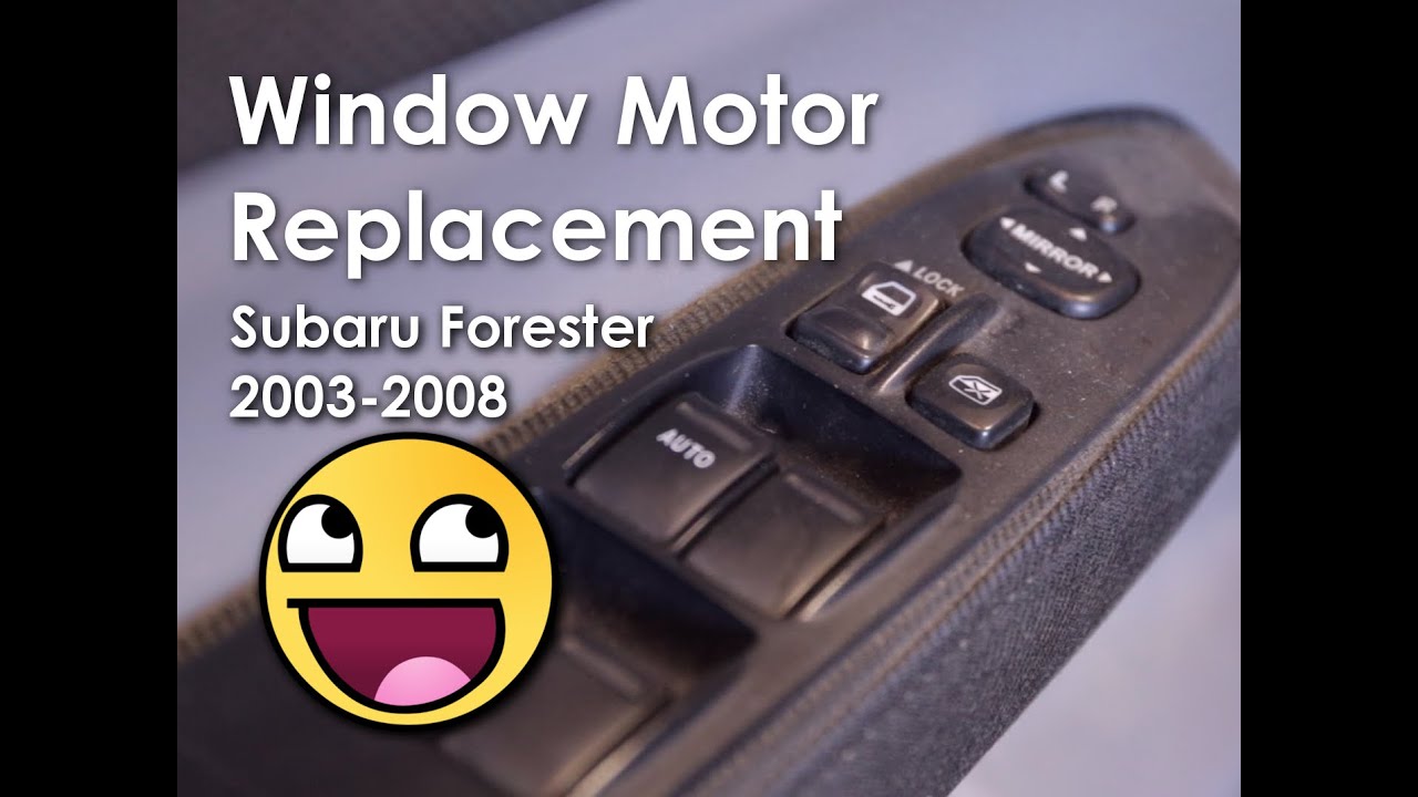 Window Motor Fix 2003-2008 Subaru Forester | Canon 6D 24-70mm | SG Forester