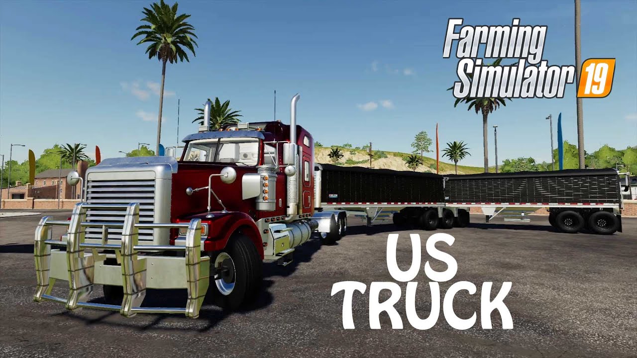 NEW MODS in Farming Simulator 2019 | BRAND NEW US TRUCK TRAILER IS HERE | PS4 | Xbox One
