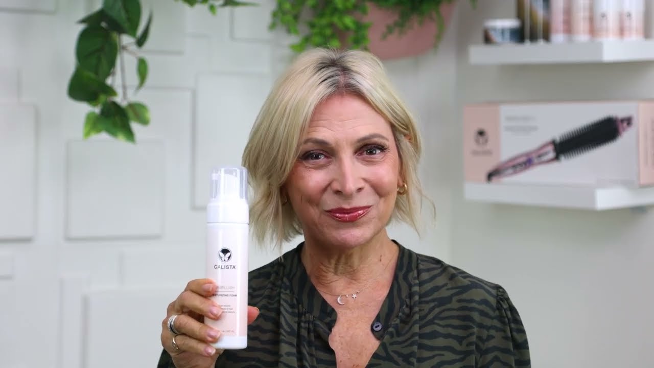 Как уложить волосы с помощью текстурирующей пены EMBELLISH | Урок от CALISTA с Марией МакКул