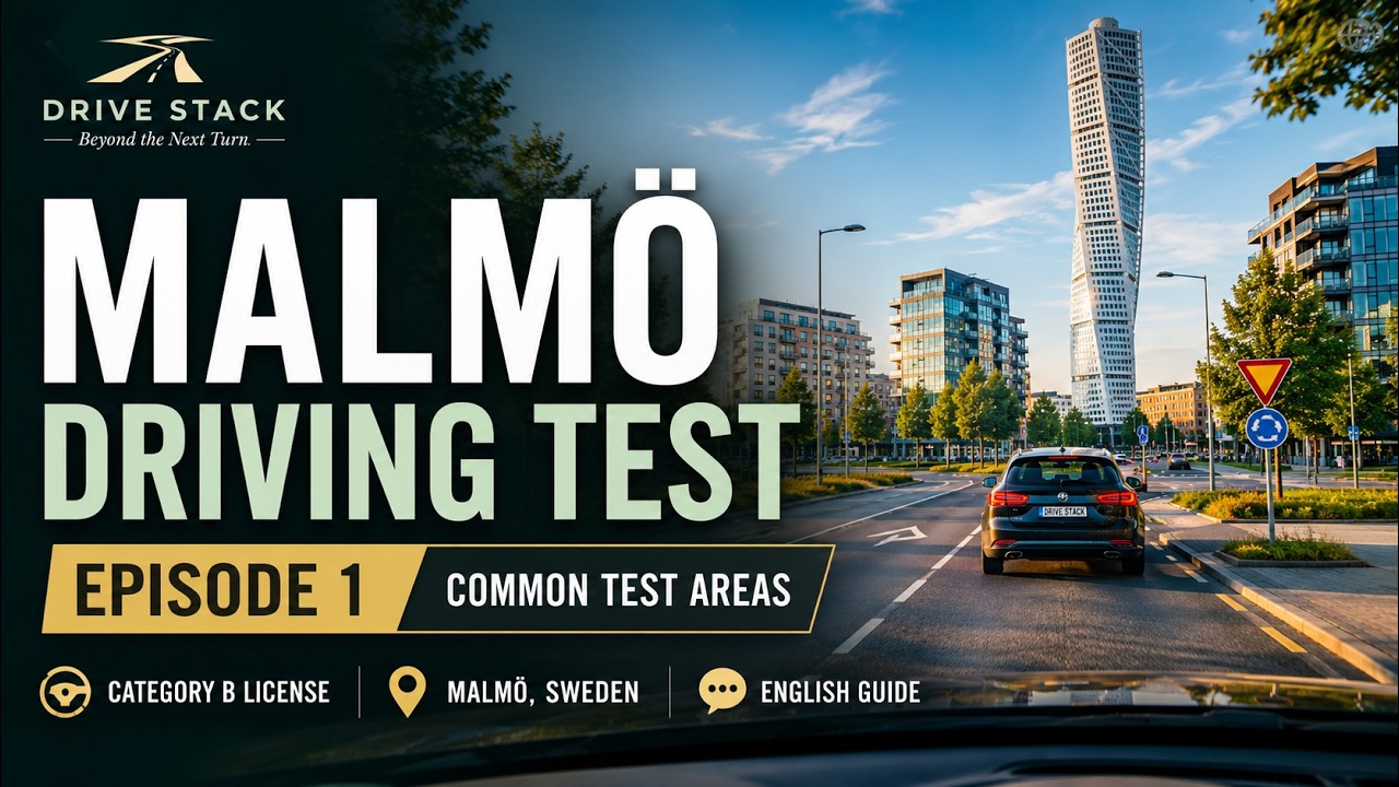 Malmö Driving Test – Get Familiar with Routes! (Episode 1)
