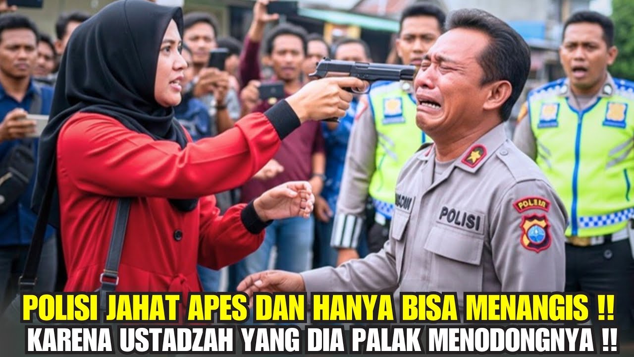 USTADZAH INI DIPERAS & DIPERMALUKAN POLISI AROGAN‼️TAK SATU PUN MENYANGKA DIA ISTRI PRAJURIT KOPASSU