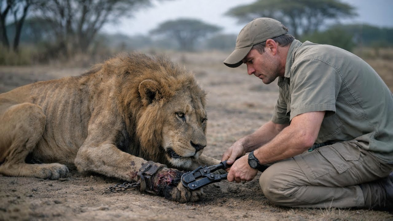 He Freed a Lion from a Deadly Trap — But What the Lion Did Next Shocked Everyone.