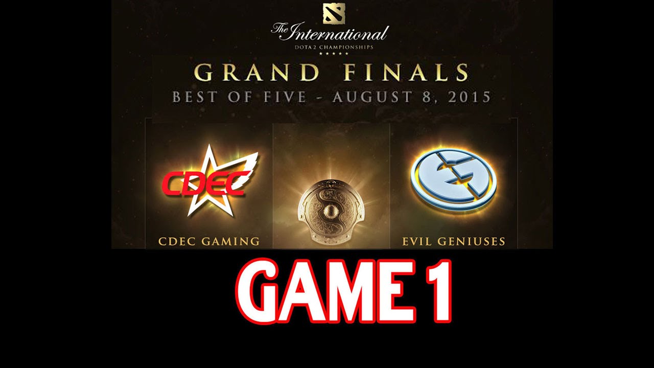 [DOTA2] TI5 Grand Final - CDEC vs EG - Game 1 - 1080p