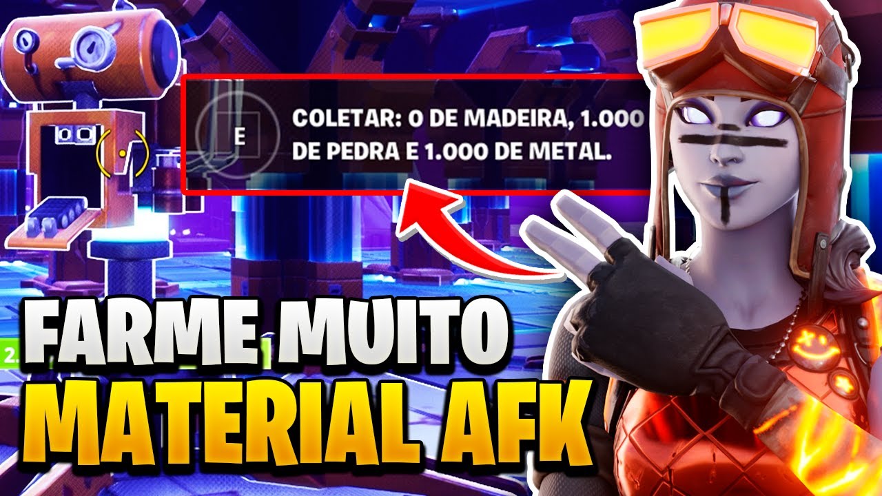 [TUTORIAL] como farmar MUITO MATERIAL AFK com a Resistência - Fortnite Salve o Mundo - STW