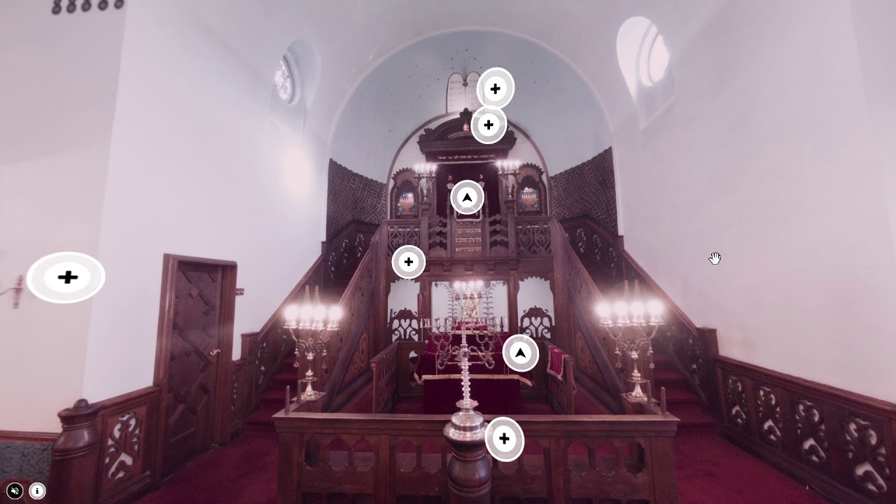 Demo av interaktiv 360 bes&oslash;k i synagogen p&aring; ndla.no