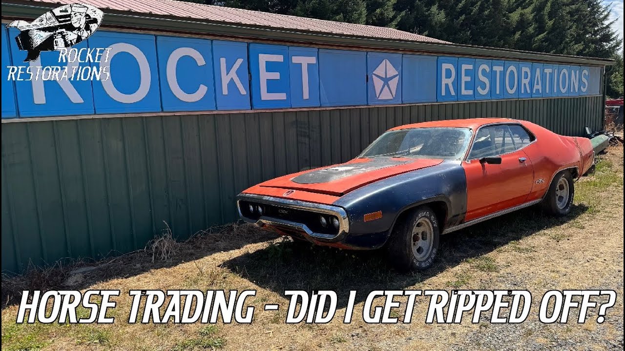 Was This A Good Trade? 2 For 1 Deal - 1968 340 Cuda For A 1971 GTX And A 1961 Plymouth Cop Car!