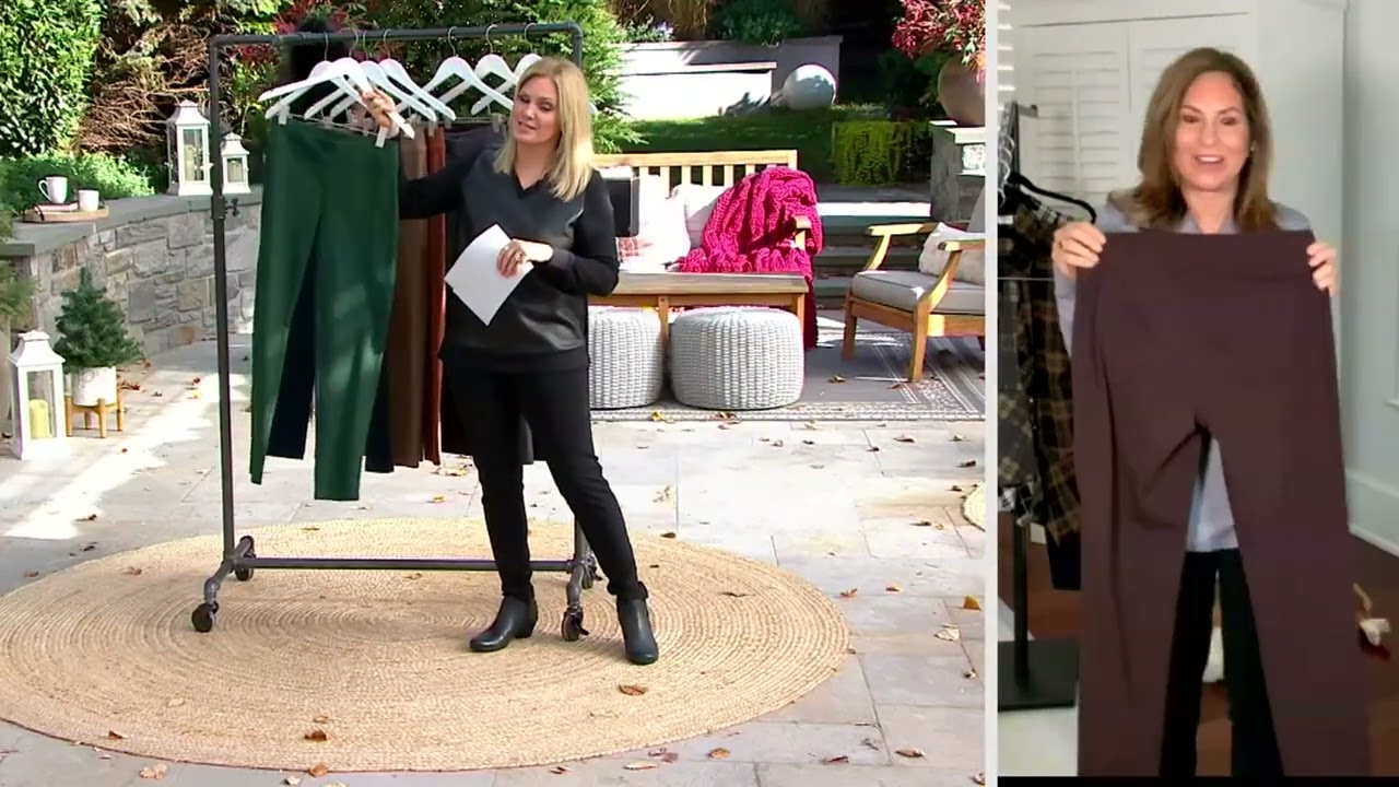 Susan Graver Weekend Premium Stretch Slim Leg Pull-On Pants on QVC