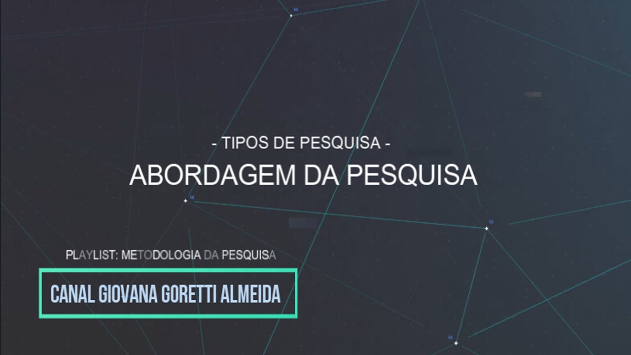 Tipos de pesquisa: Abordagem qualitativa, quantitativa e quali-quanti (mista)