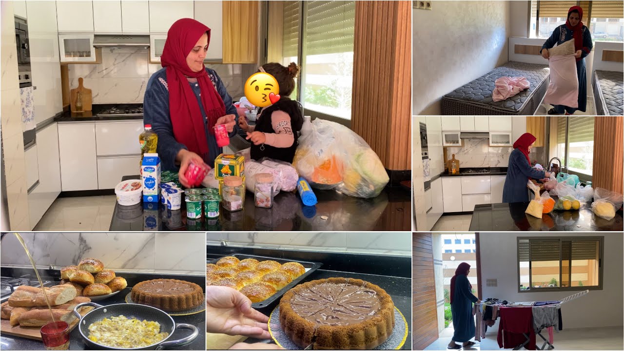 صباح الحداكة والتاويل 👍 هذا هوا الروتين اللي كيخلي داري دائما👌🏻جات عندي مرت خويا