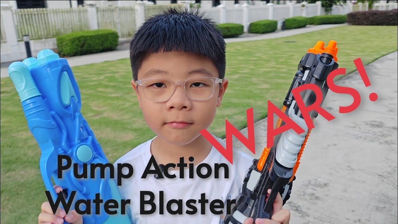 Soaked in Fun! Gareth Tests Out a Powerful Water Gun | @Gareth-Explores