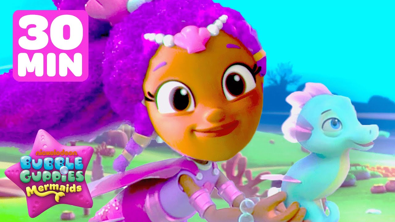 Zooli's BEST Mermaid Rescues! w/ Molly & Deema | 30 Minutes | Bubble Guppies Mermaids
