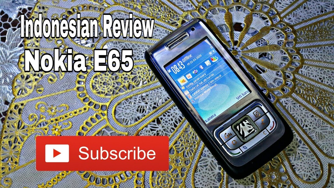 Review Nokia E65 Indonesia Navigator Phone with GPS , udah ada Google  MAPS(Bongkar Gudang)