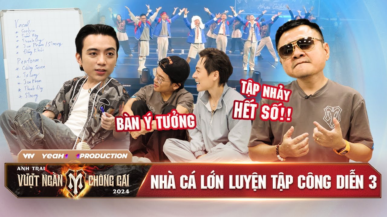 SOOBIN Và Các Anh Trai CÁ LỚN Tập Trung Dựng Bài - Học Sinh 