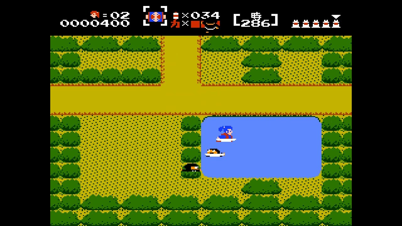 The Mysterious Murasame Castle (FDS · Famicom Disk System) original video game | 1-loop session 🏯👘🎮