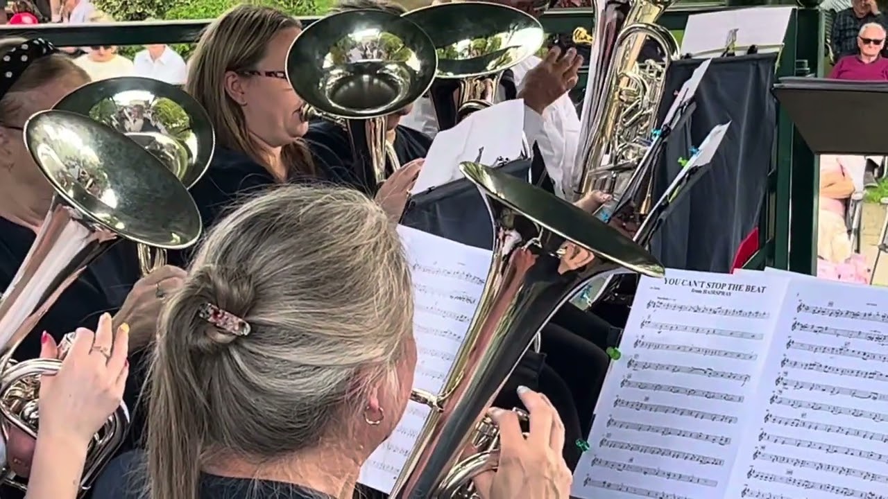 14 - You Cant Stop the Beat - Barnsley Brass Band - Wetherby Bandstand 20th Aug 2023