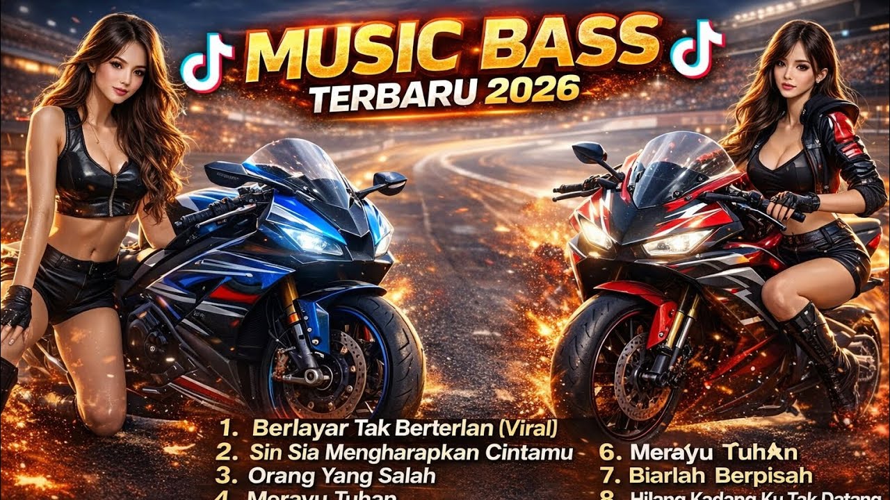 DJ TIKTOK SLOW BASS TERBARU 2026 | DJ VIRAL  FULL BASS 🎵 DJ KU BERLAYAR TAK BERTEPIAN  | FULL  ALBUM