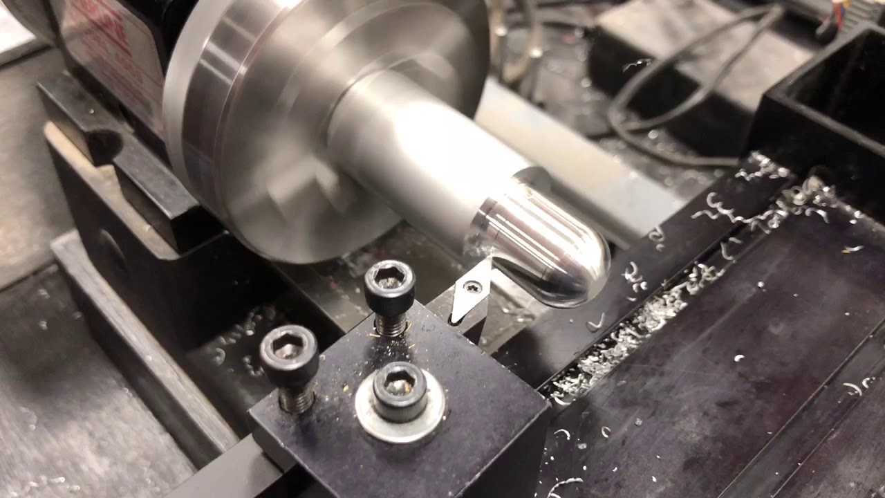 CNC Sherline Lathe Hemisphere cut